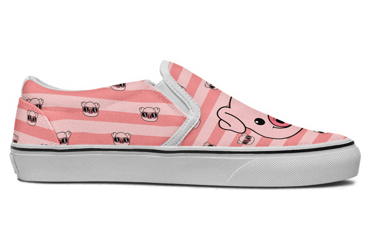 Piggy Doodle Slip Ons