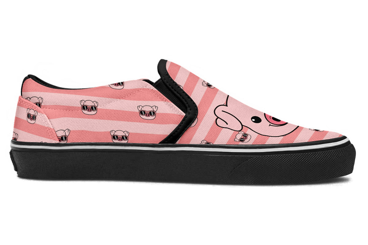 Piggy Doodle Slip Ons