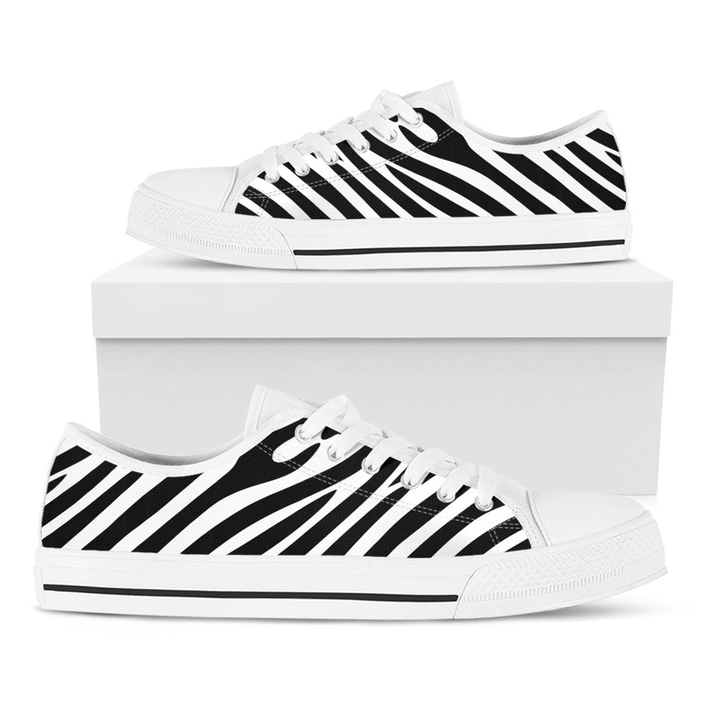 Zebra Print Casual Shoes - CustomKiks Shoes