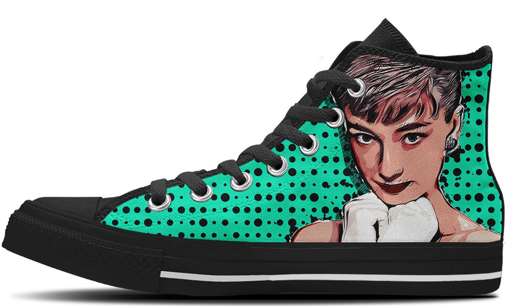 Audrey Hepburn High Tops