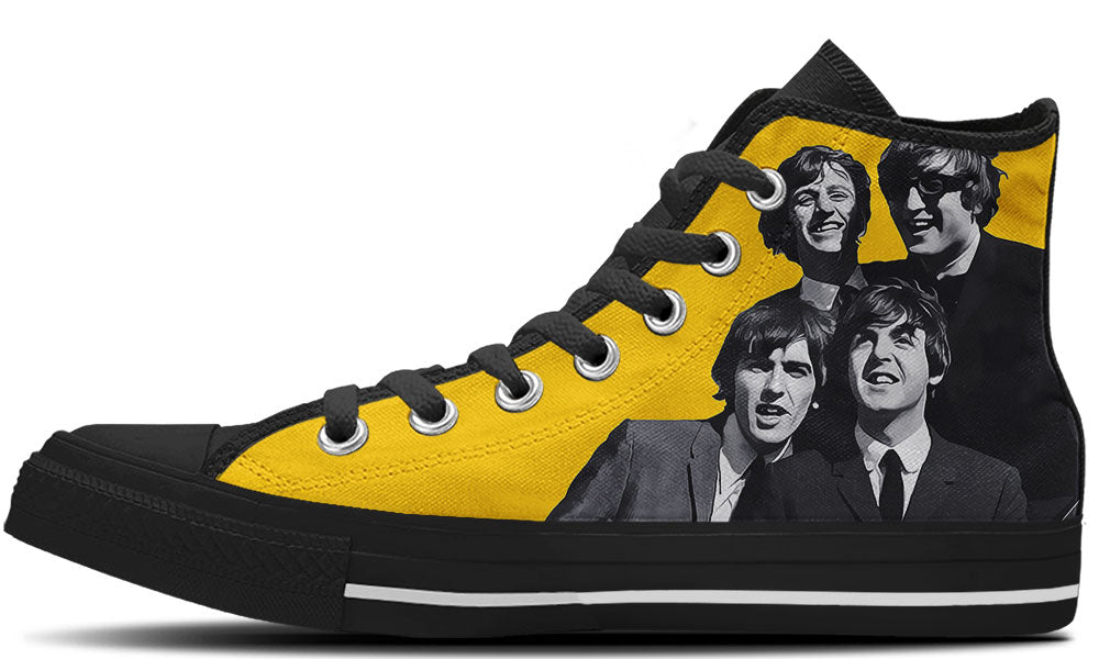 Custom_Kiks_The Beatles High-Top Sneakers