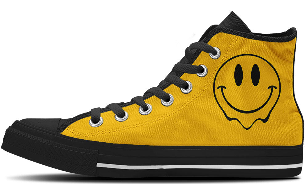 Acid Smiley High Tops