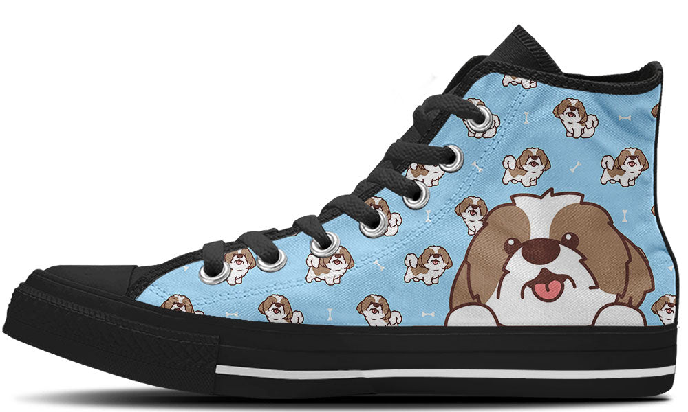 Shih Tzu Doodle High Tops