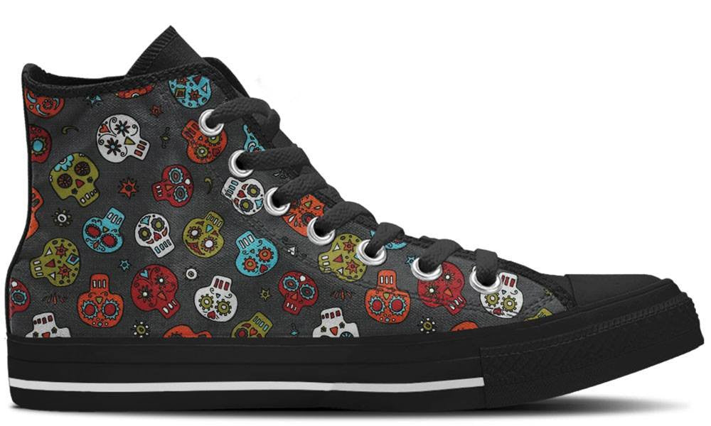 Colorful Skulls - CustomKiks Shoes