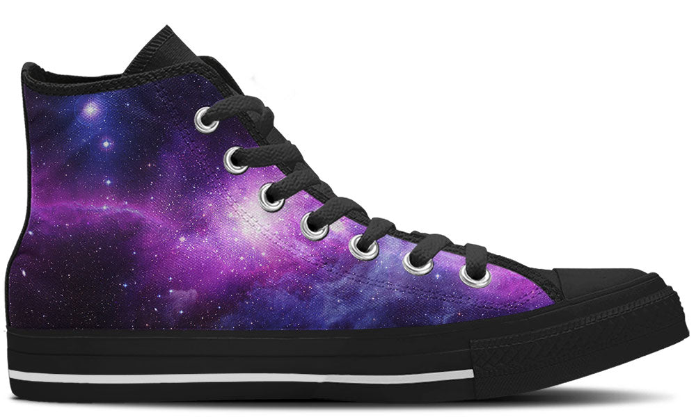 Triangle Galaxy Space Canvas Shoes