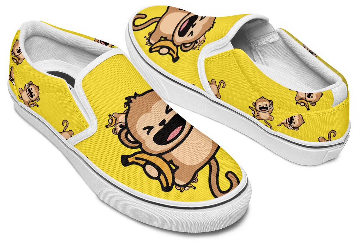 Monkey Doodle Slip Ons
