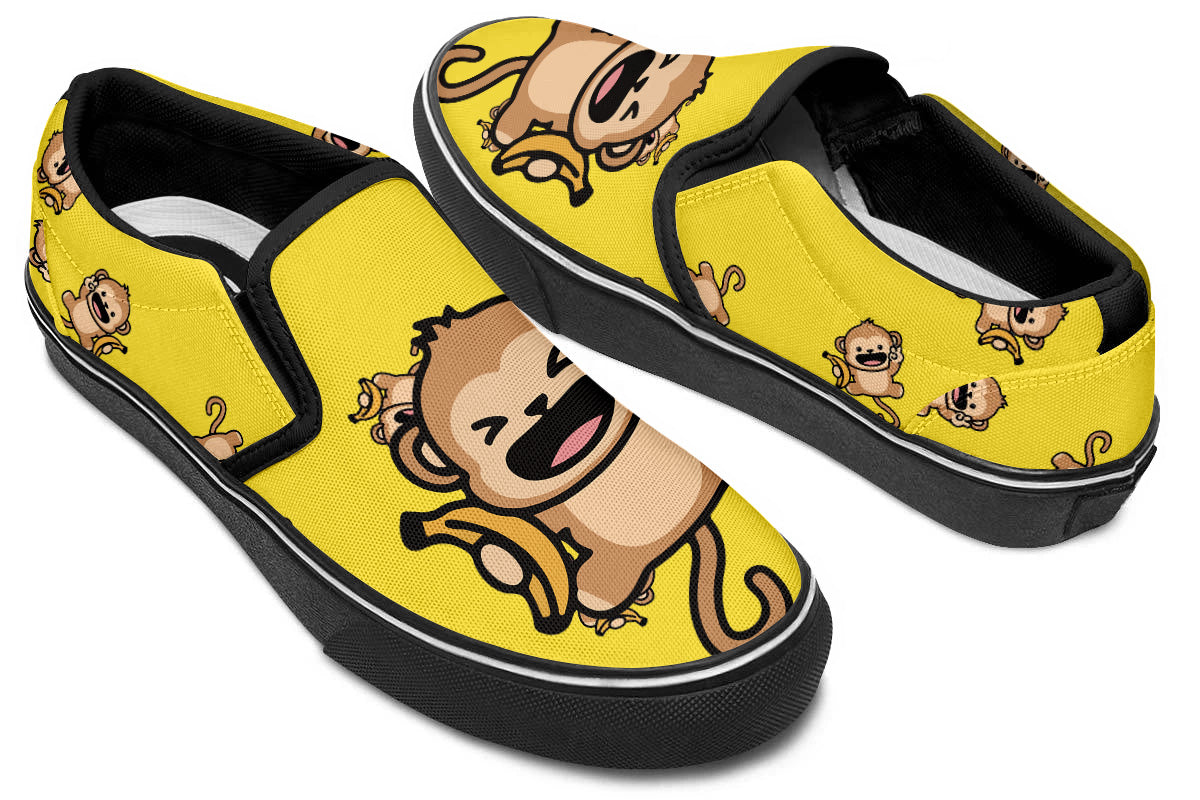 Monkey Doodle Slip Ons