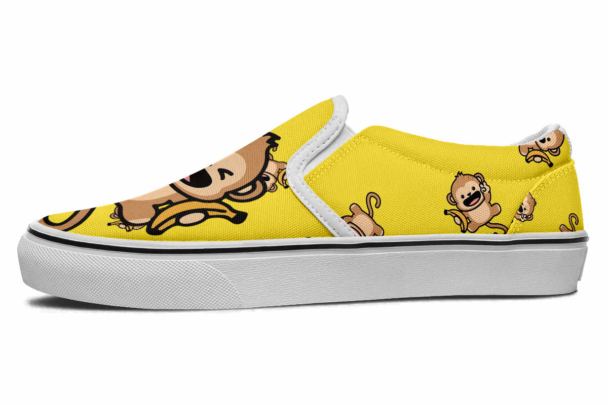 Monkey Doodle Slip Ons