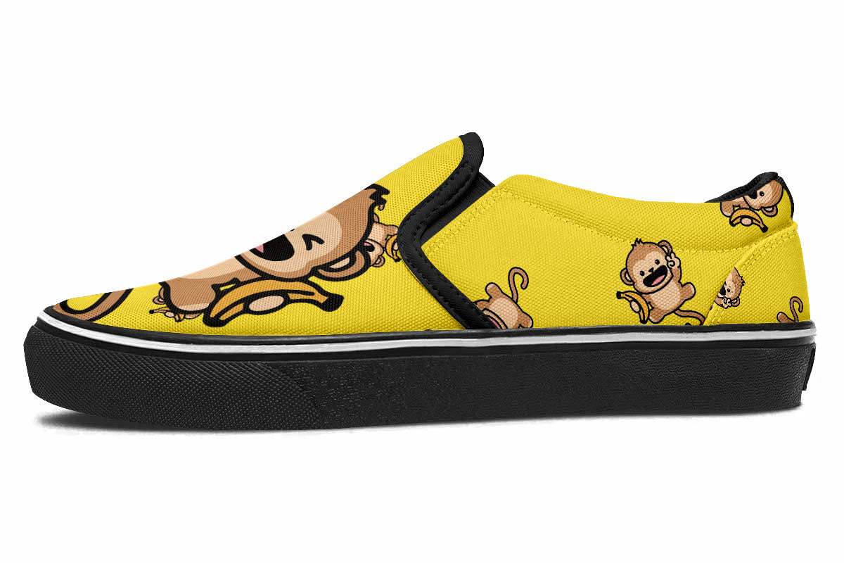 Monkey Doodle Slip Ons