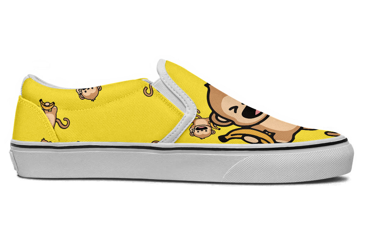 Monkey Doodle Slip Ons