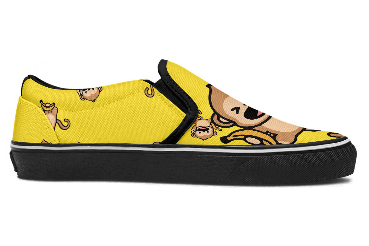 Monkey Doodle Slip Ons