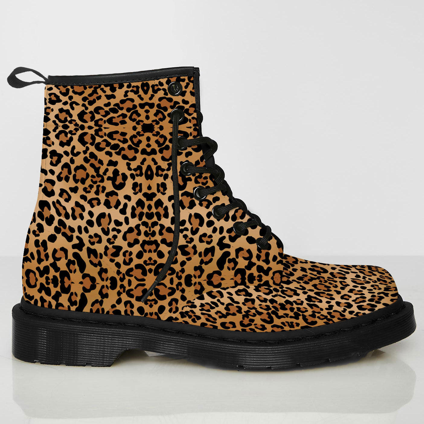 Leopard Print Boots - CustomKiks Shoes