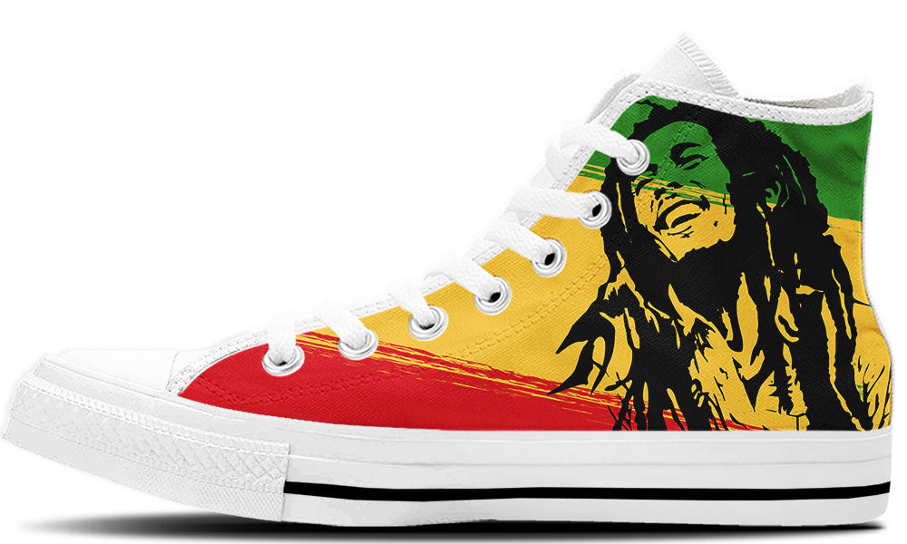 BOB MARLEY HIGH TOPS