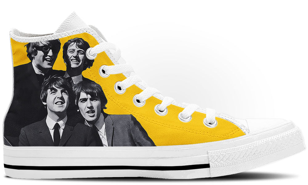 Custom_Kiks_The Beatles High-Top Sneakers