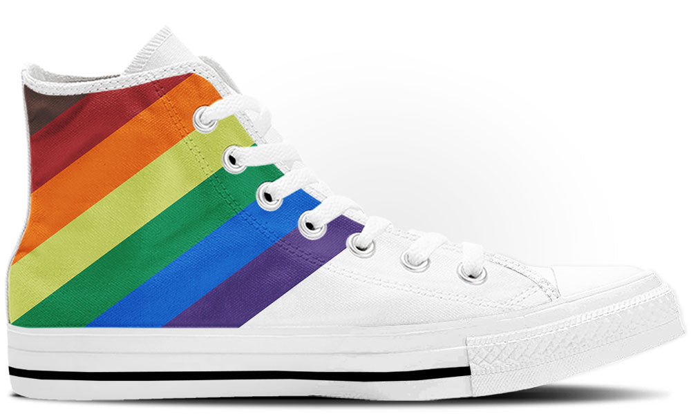 RAINBOW BAND HIGH TOPS