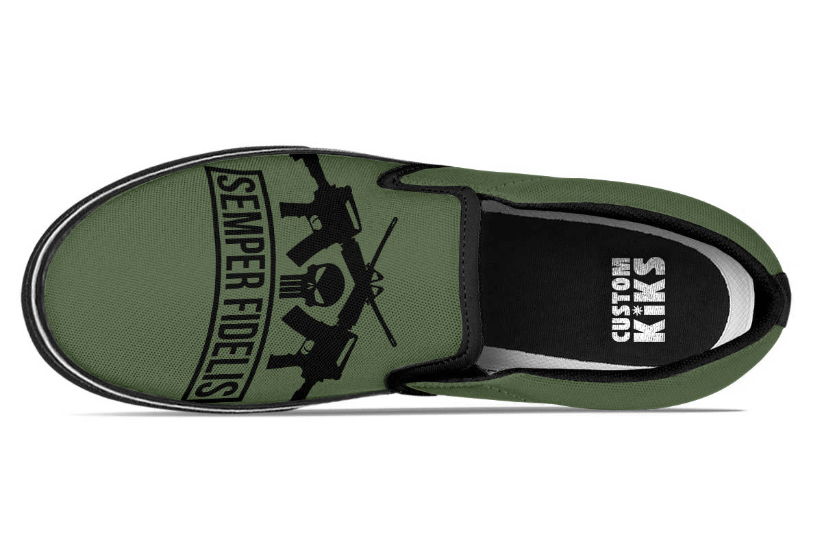 US MARINES SLIP ONS