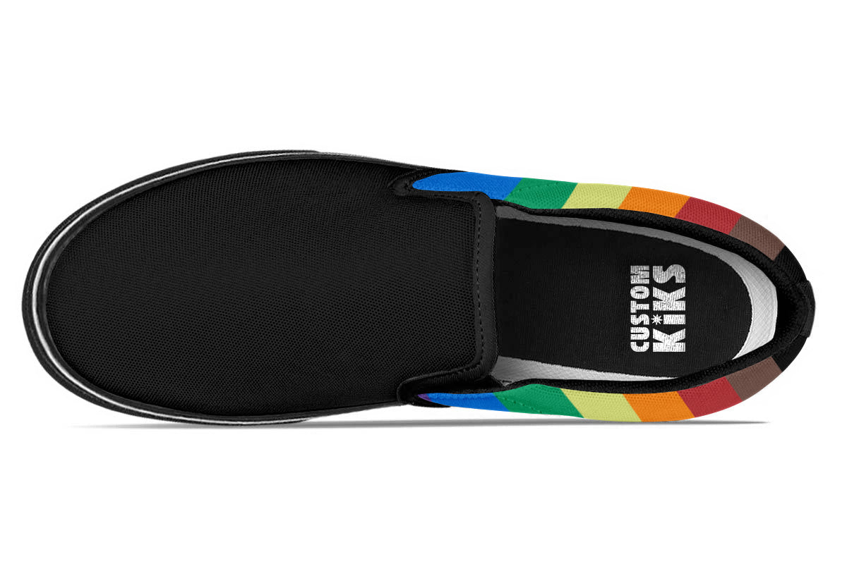 RAINBOW SLIP ONS