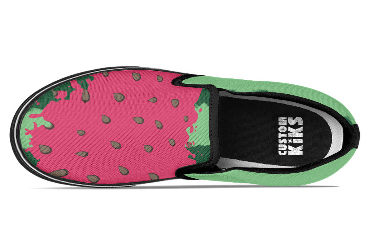 WATERMELON SLIP ONS