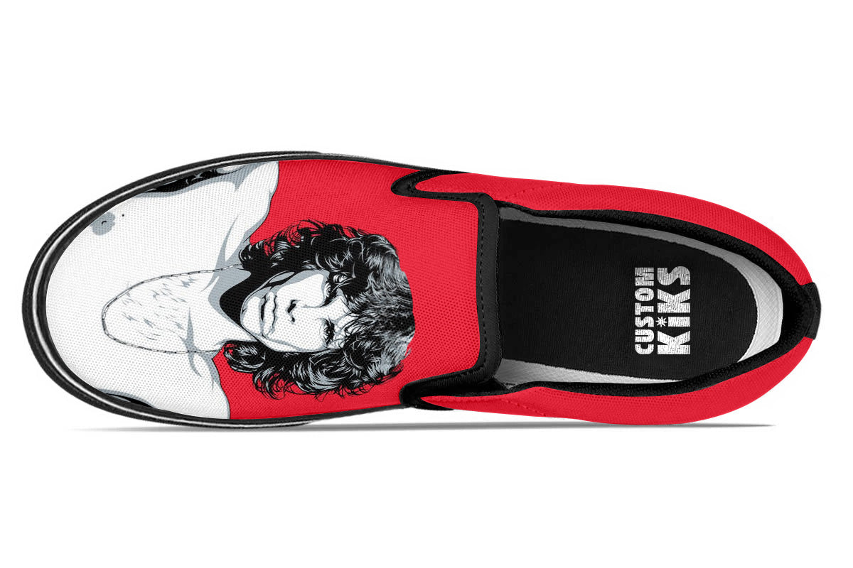 Jim Morrison Slip Ons