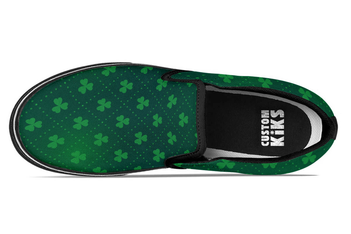 Saint Patrick Slip Ons