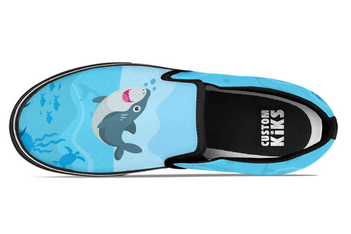 Shark Slip Ons