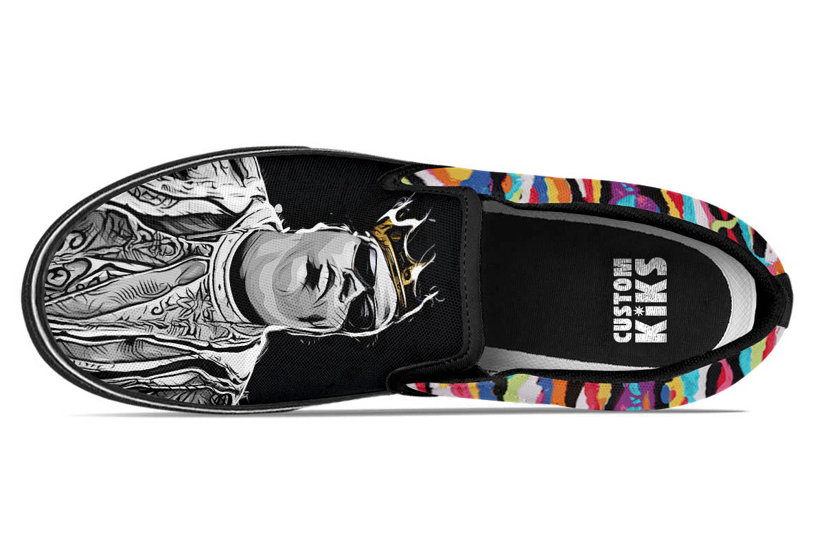 BIGGIE SMALLS SLIP ONS
