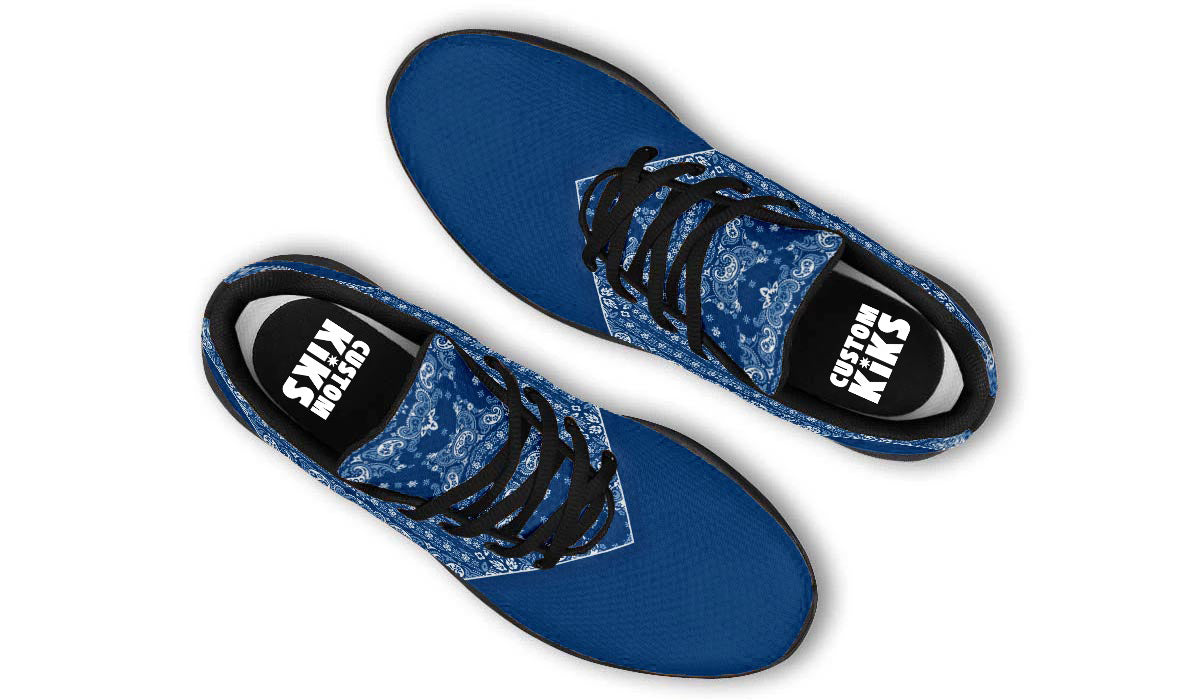 Blue Bandana Shoes