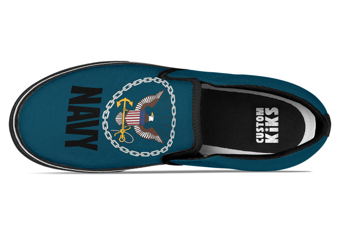 US NAVY SLIP ONS