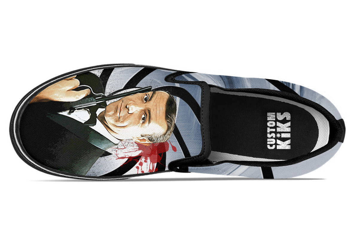 James Bond Slip Ons