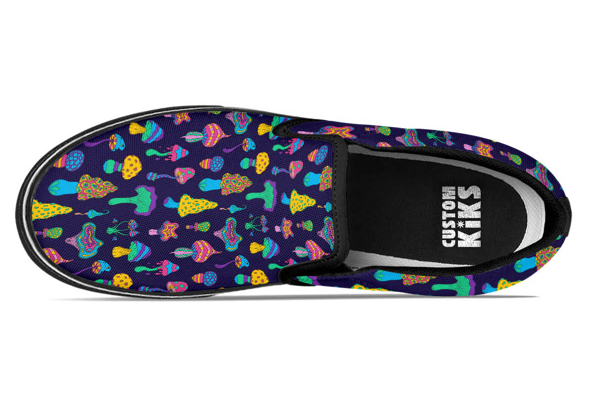 MUSHROOM MAGIC SLIP ONS