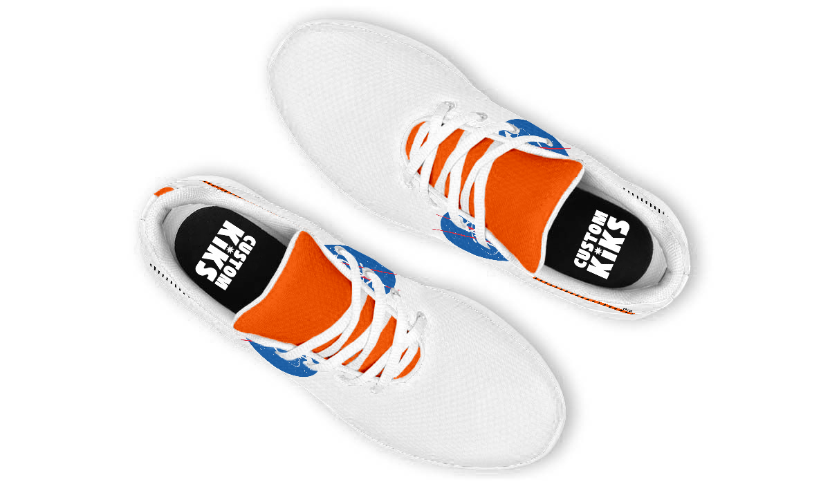 NASA Sneakers: NASA Logo Pattern Sport Shoes