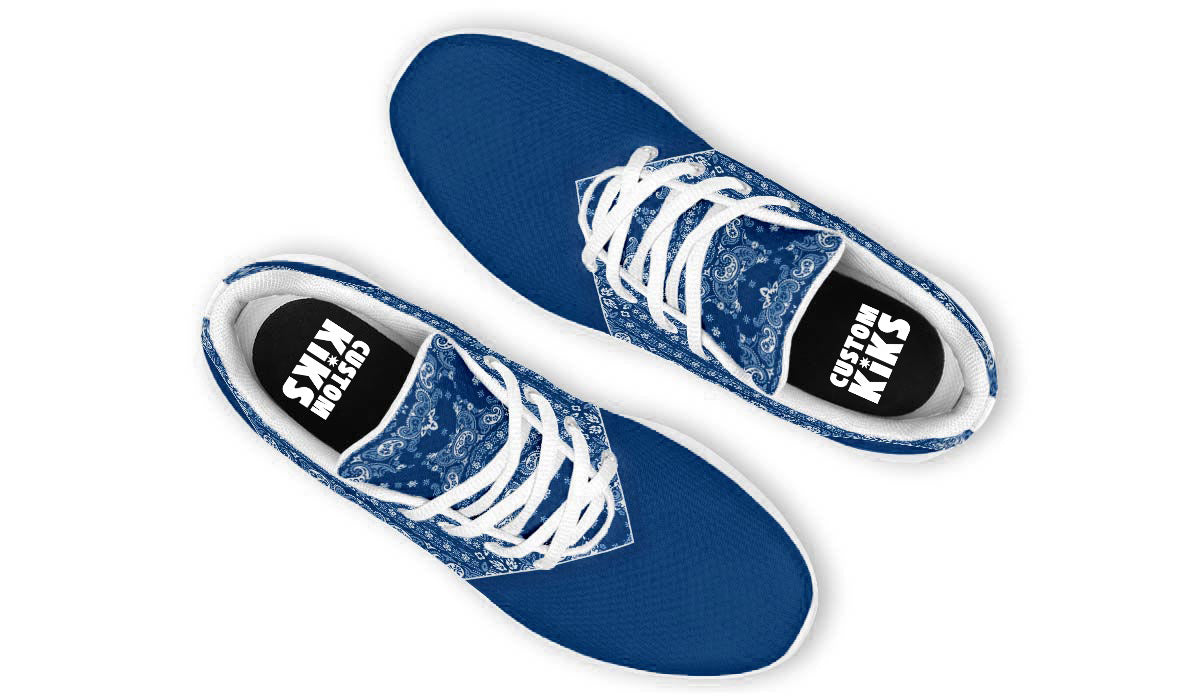 Blue Bandana Shoes