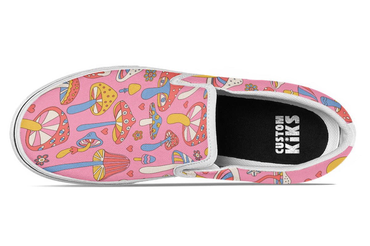 FUNKY MUSHROOMS SLIP ONS