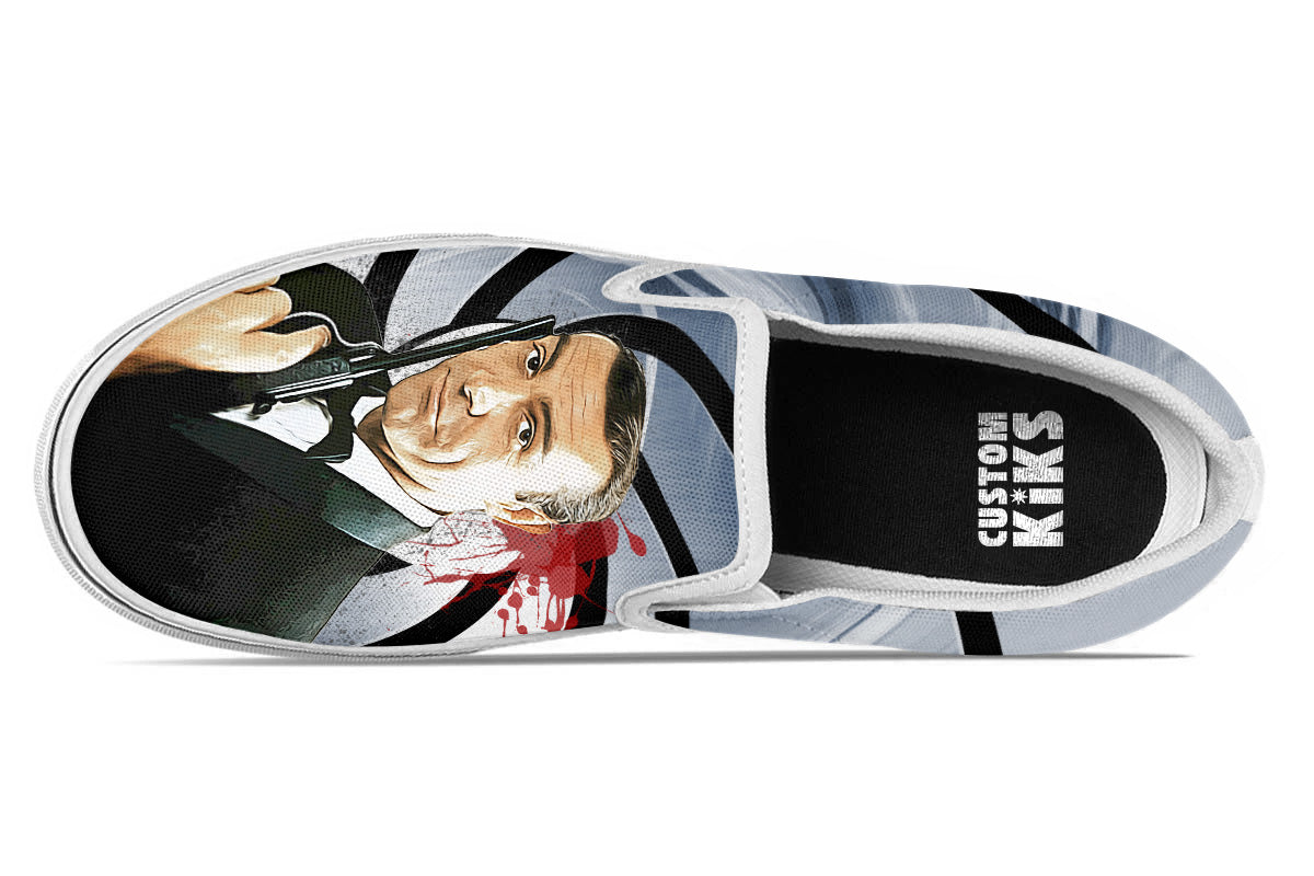 James Bond Slip Ons