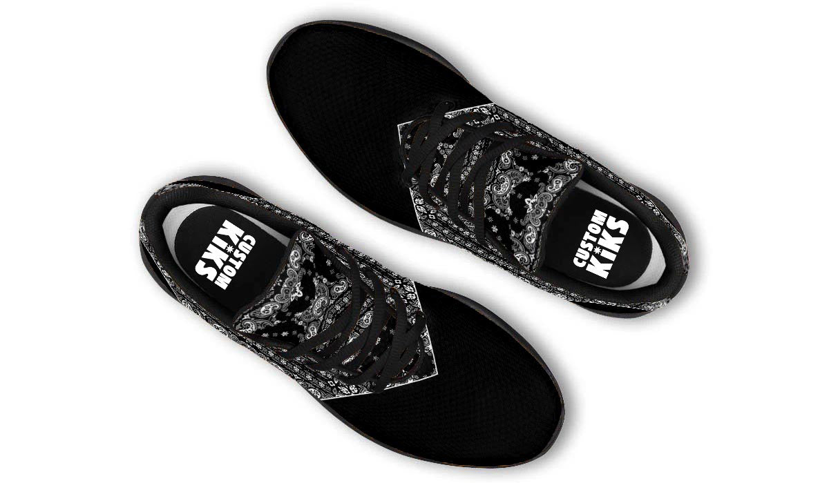 Black Bandana Shoes