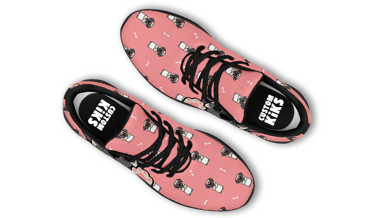 Pug Doodle Shoes