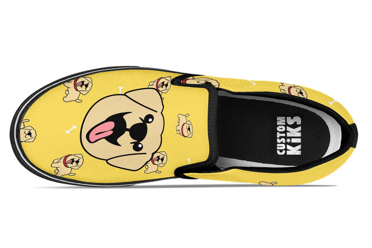 Labrador Doodle Slip Ons