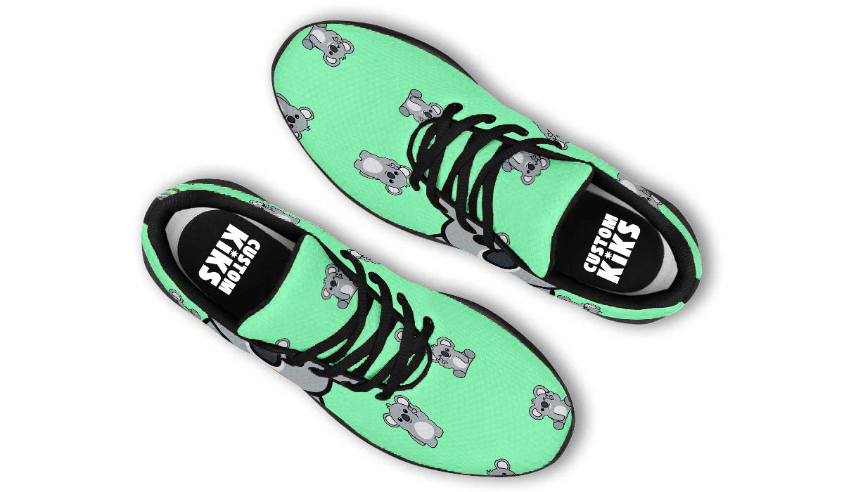 Koala Doodle Sneakers: Cute Animal Illustration Sport Shoes