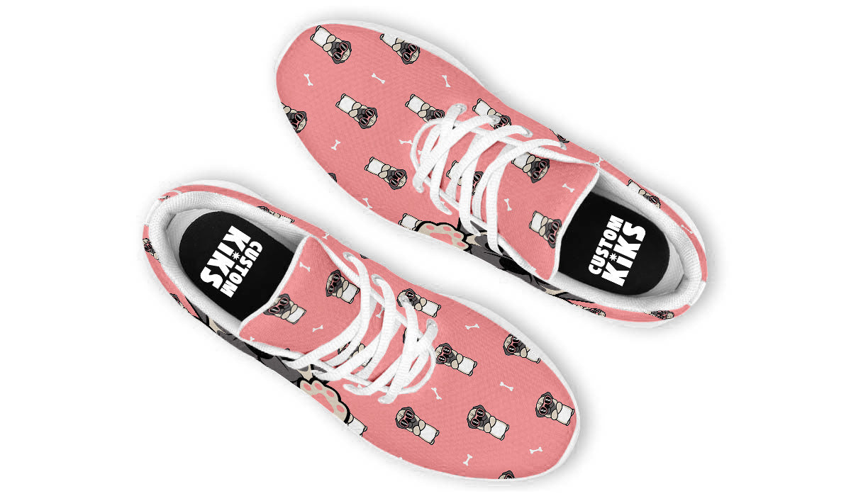 Pug Doodle Shoes