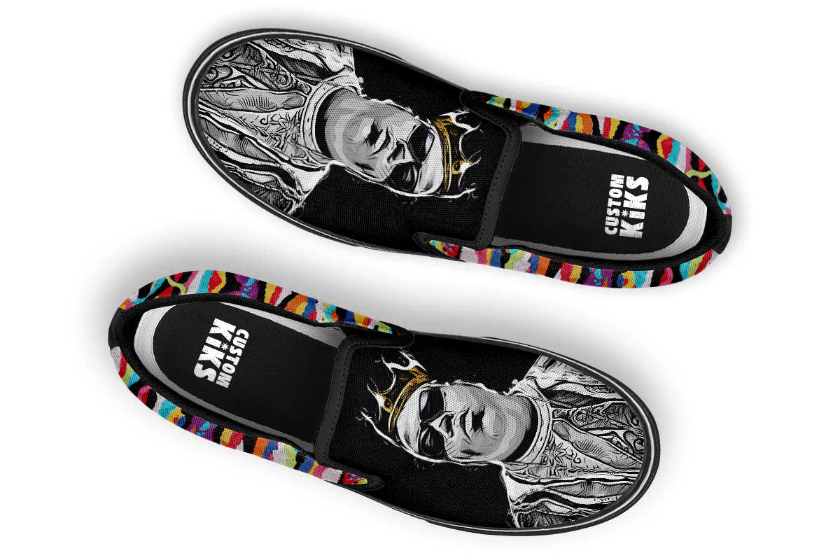 BIGGIE SMALLS SLIP ONS