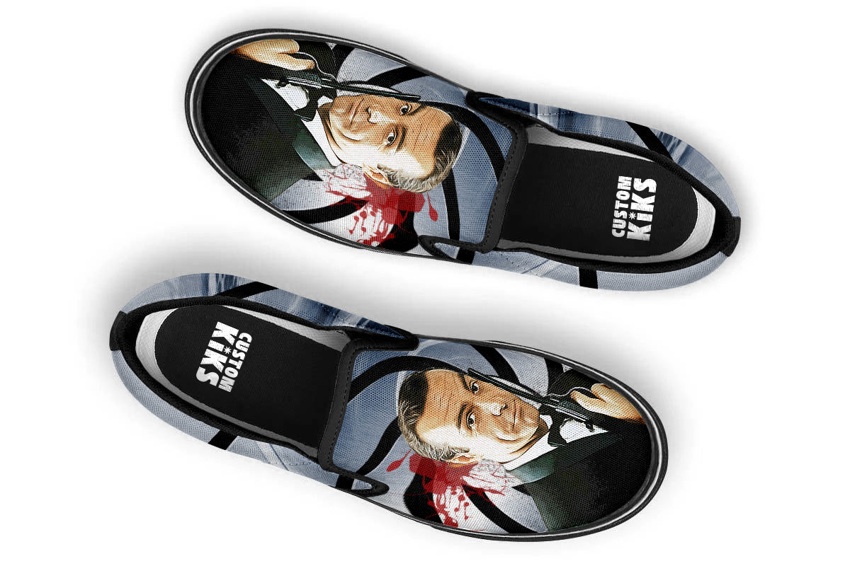 James Bond Slip Ons
