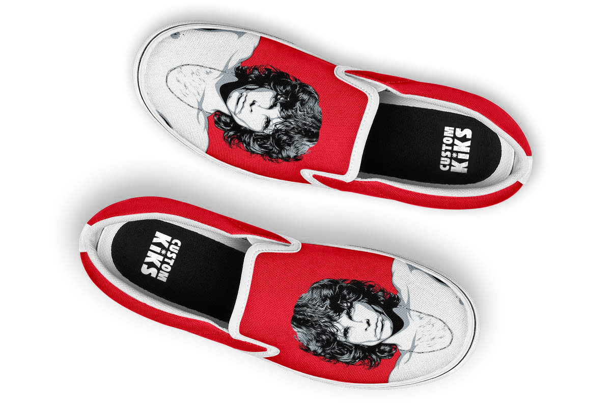Jim Morrison Slip Ons