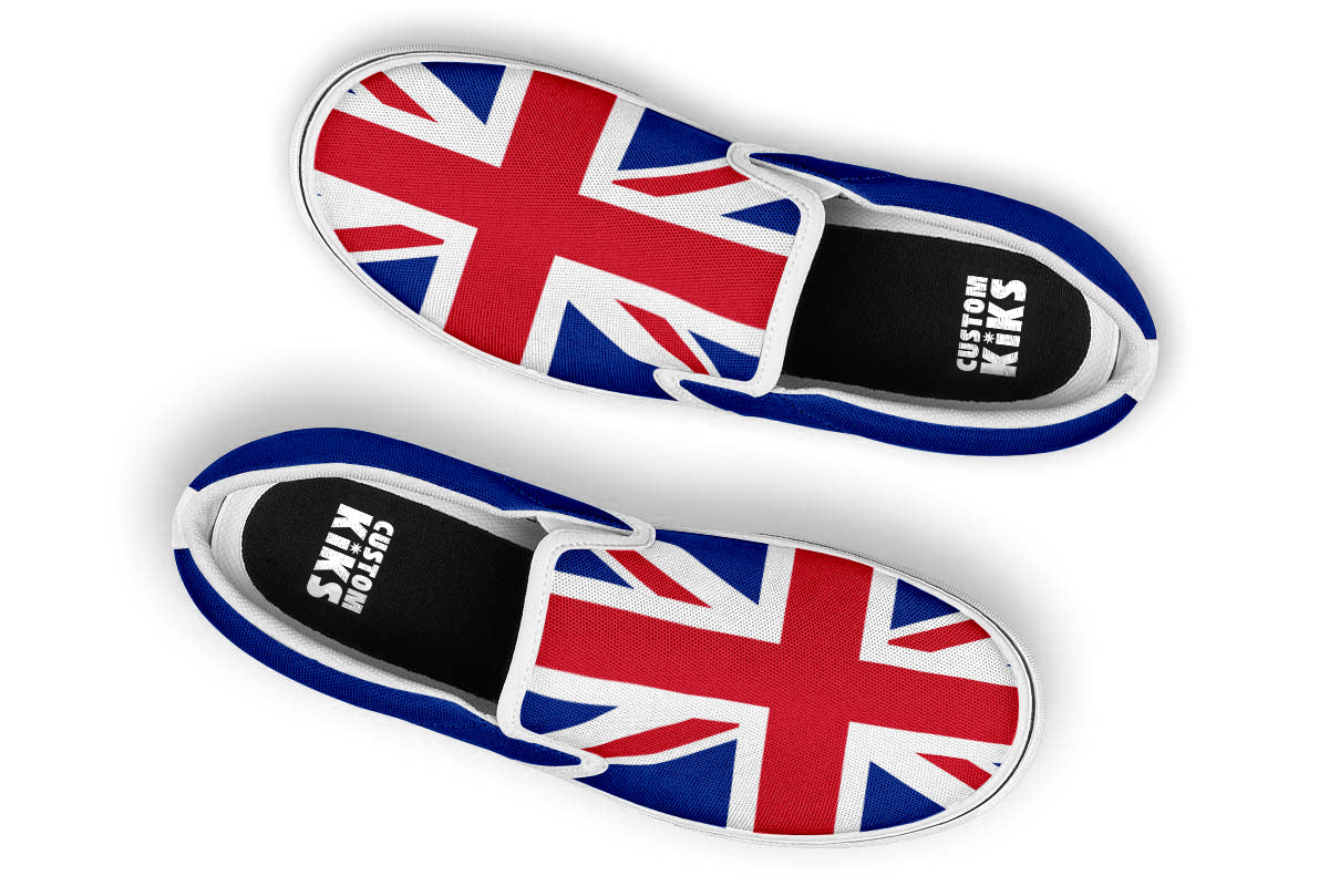 Union Jack Slip Ons