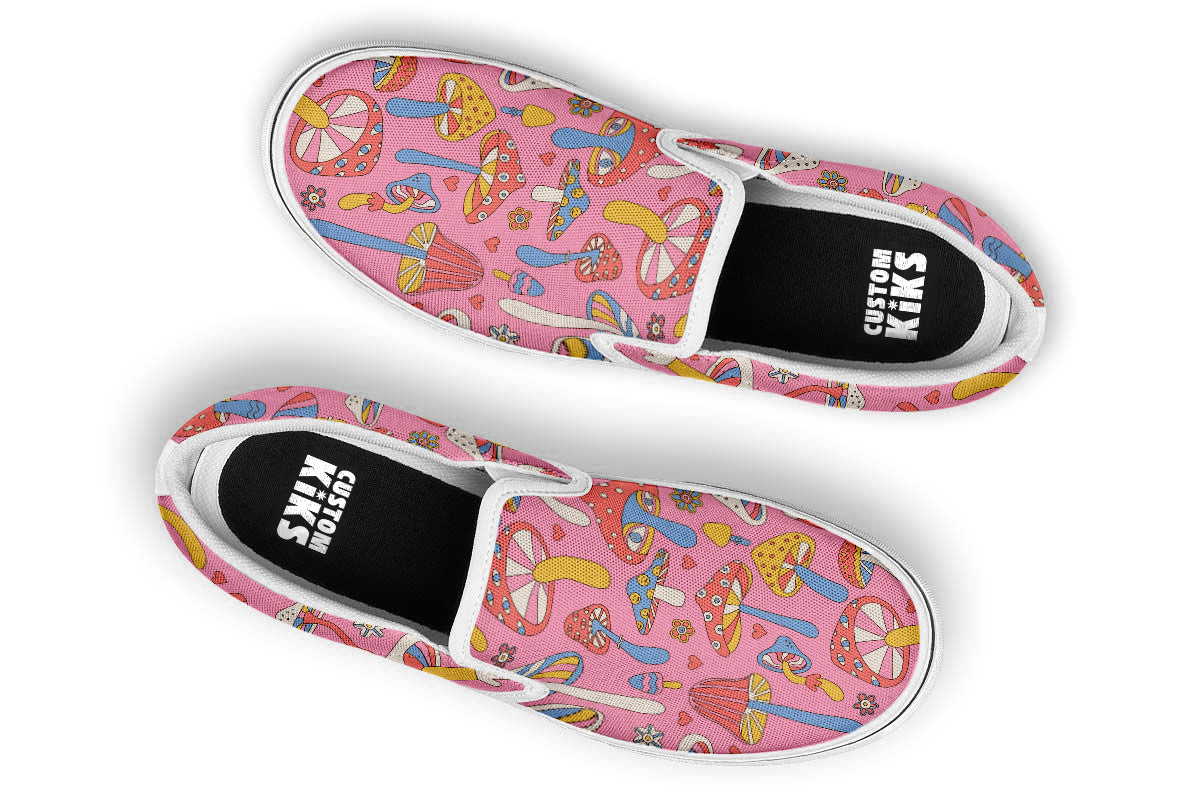 FUNKY MUSHROOMS SLIP ONS