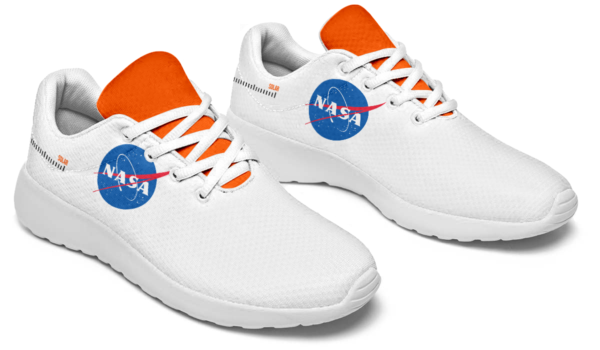 NASA Sneakers: NASA Logo Pattern Sport Shoes