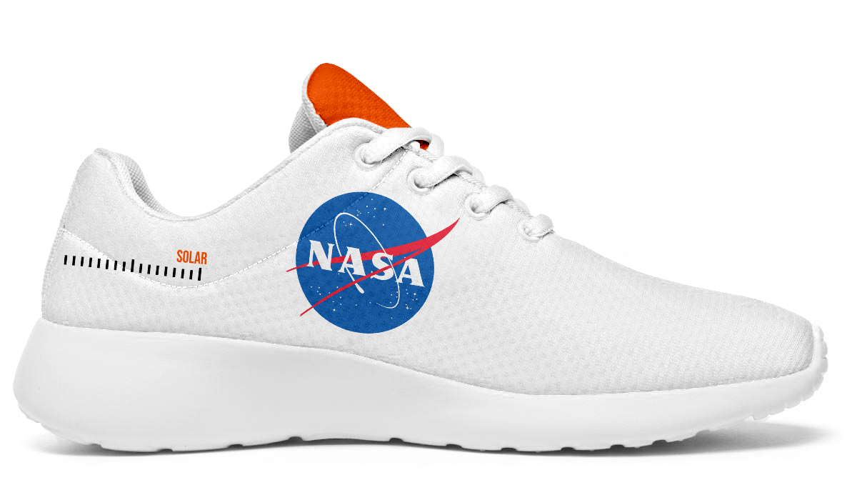 NASA Sneakers: NASA Logo Pattern Sport Shoes