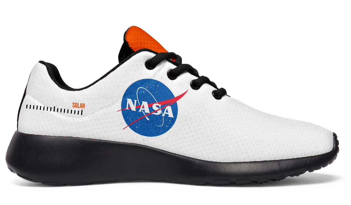 NASA Sneakers: NASA Logo Pattern Sport Shoes
