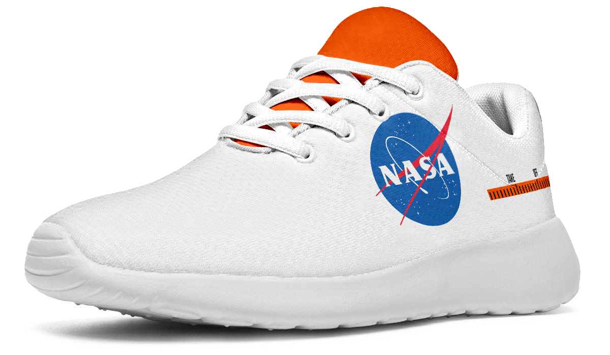 NASA Sneakers: NASA Logo Pattern Sport Shoes