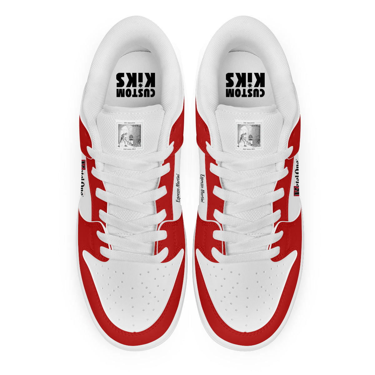 Red Ketel One Custom Sneakers by Custom Kiks