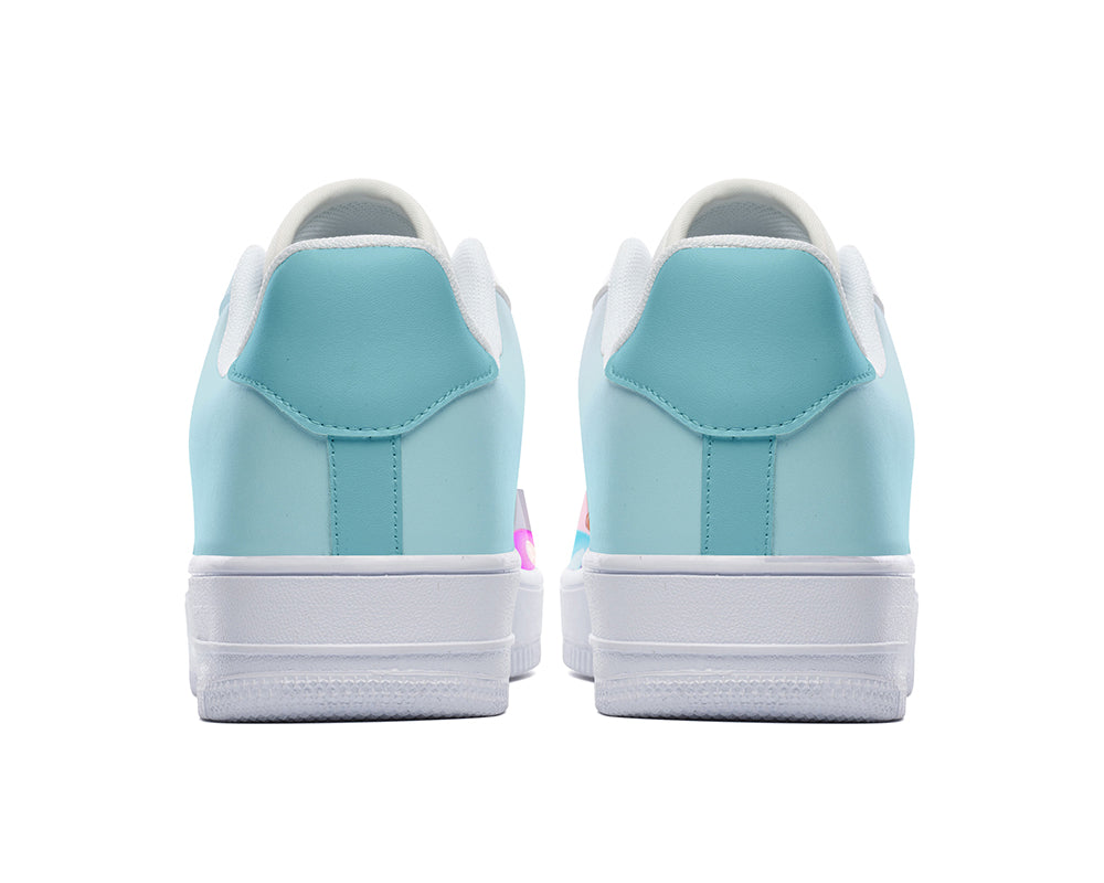 Jellybean Sneakers: Jellybean Candy Pattern Court Sneakers